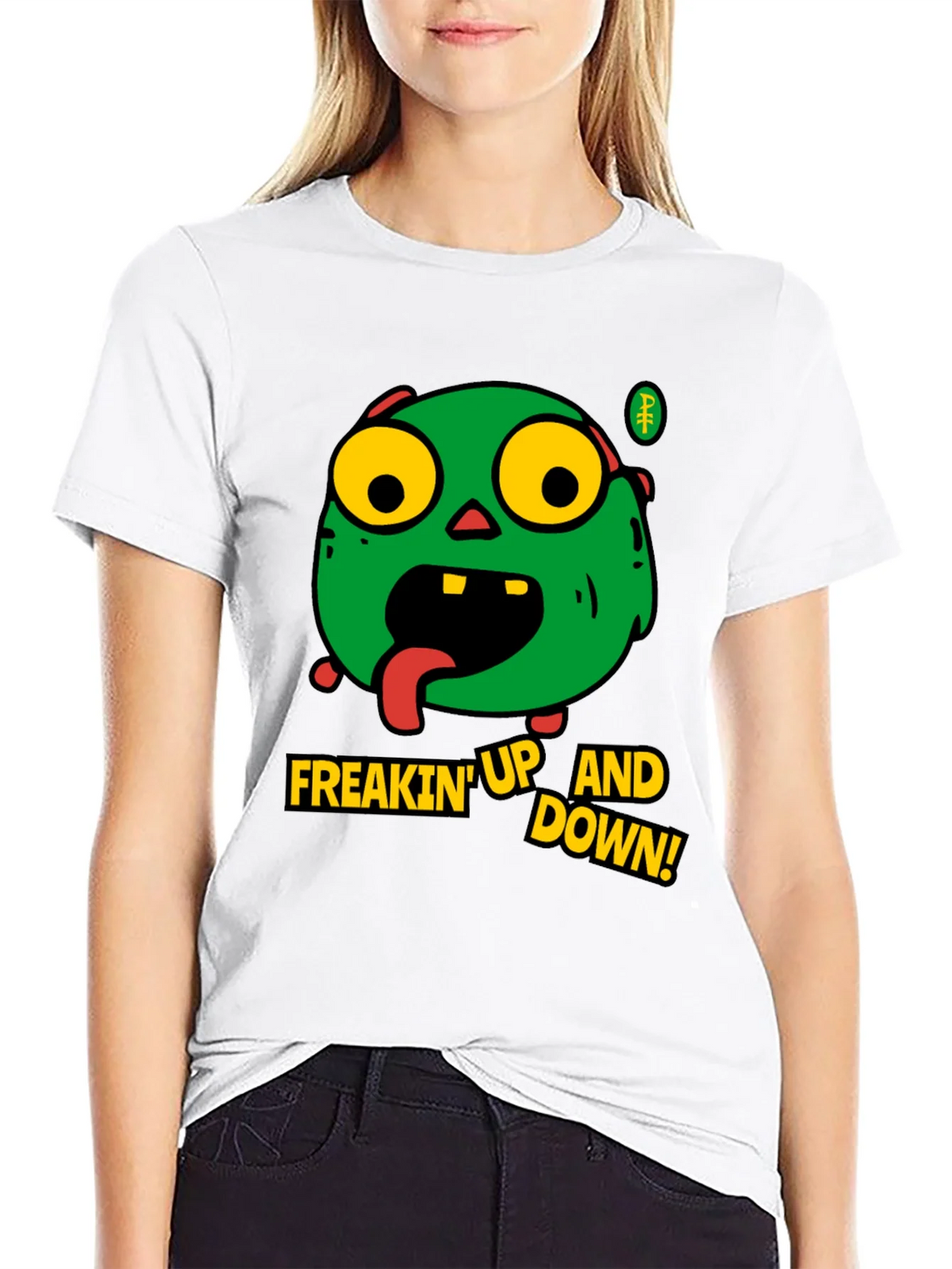 Zombie Freakin Up and Down Graphic T-Shirt product image 8