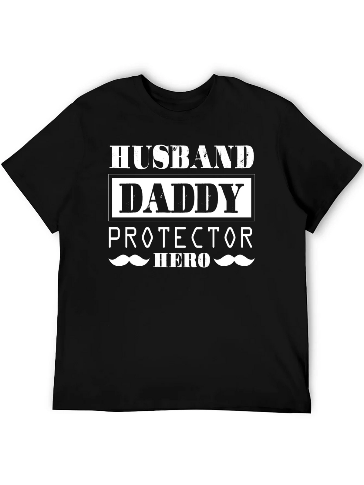 Husband Daddy Protector Hero Graphic T-Shirt product image 2