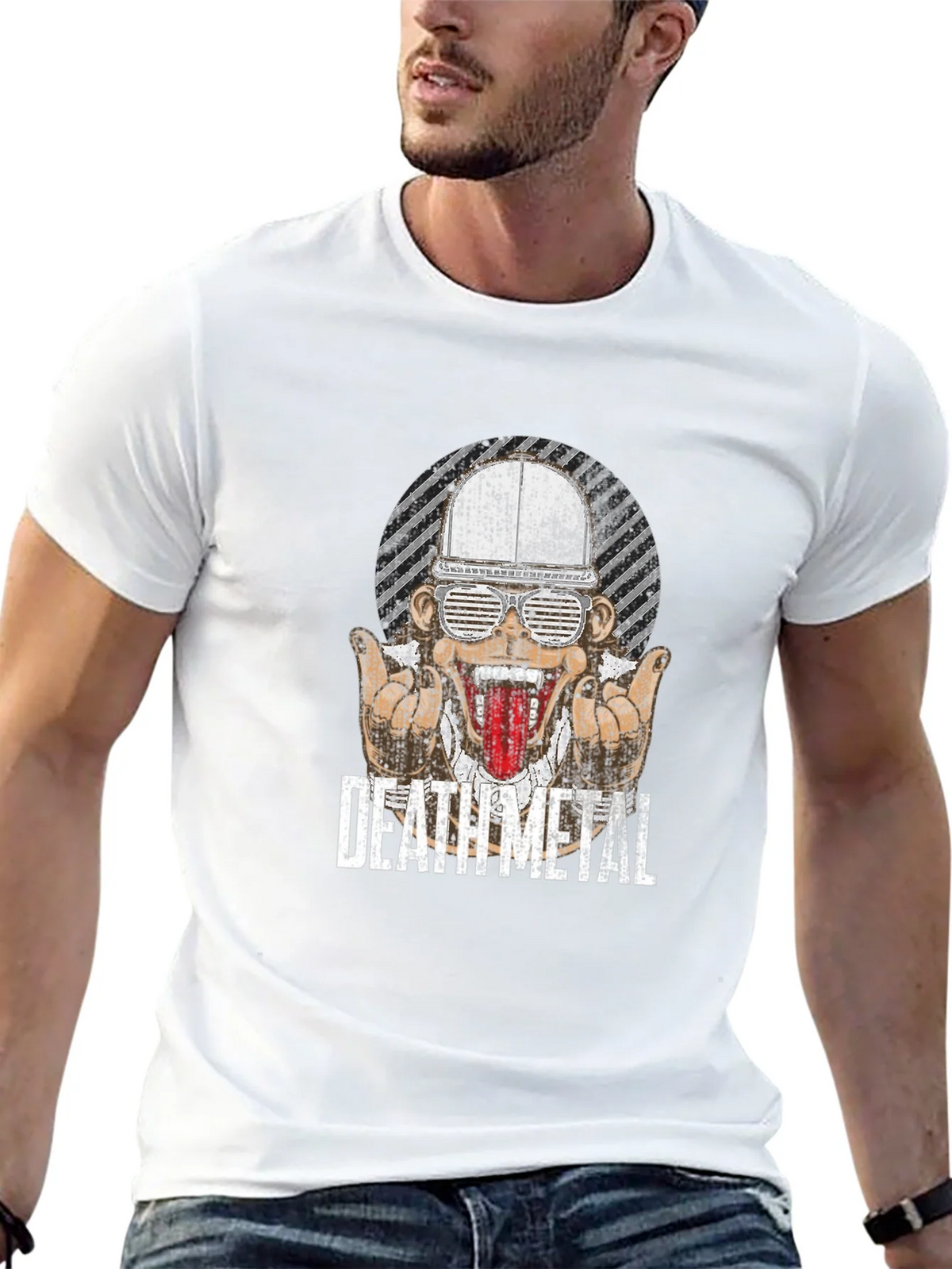 Death Metal Graphic T-Shirt - Edgy Design product image 12