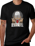 Death Metal Graphic T-Shirt - Edgy Design product image 1
