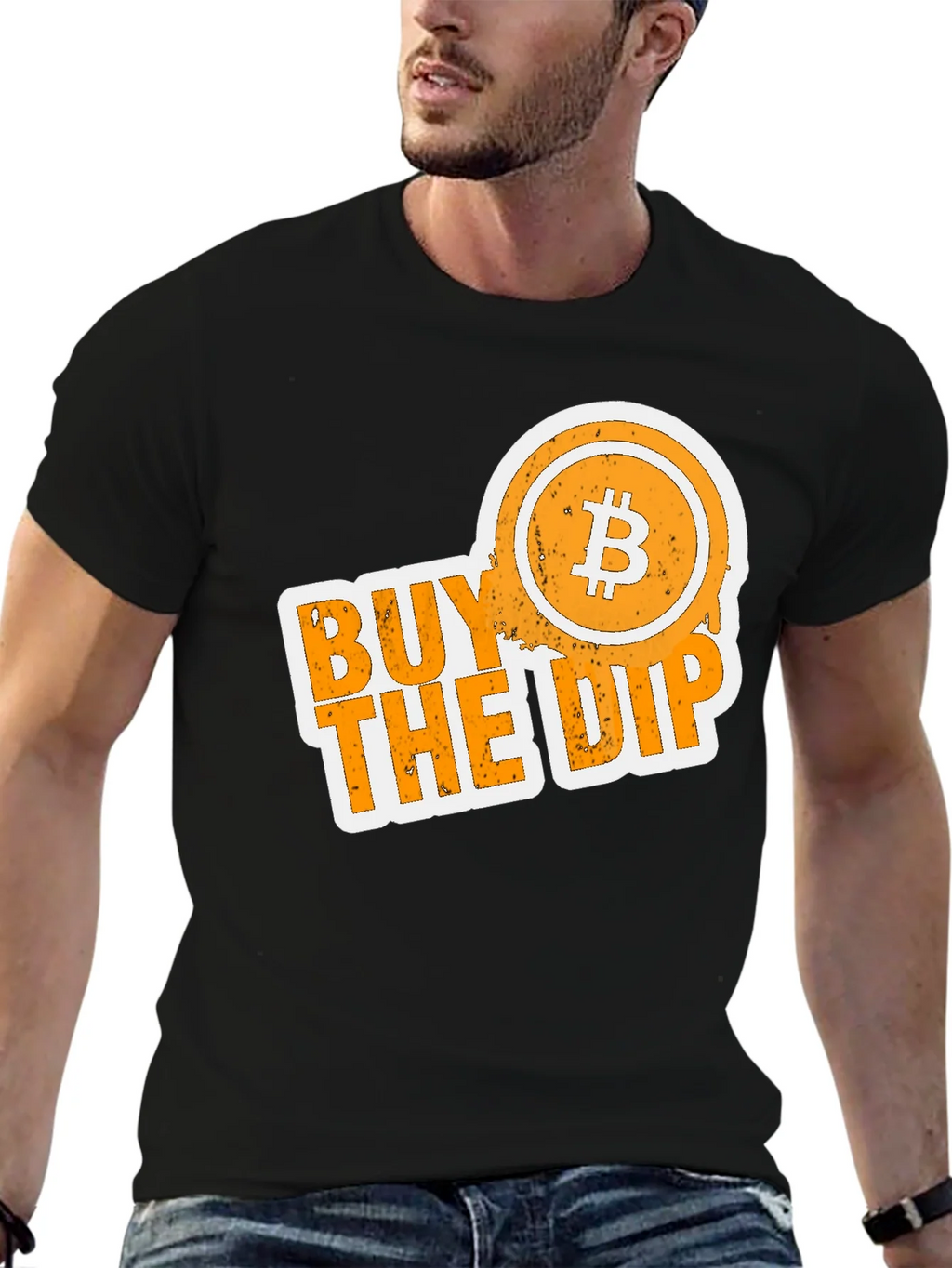 Buy The Dip Bitcoin Graphic Tee - Crypto Investor T-Shirt product image 3