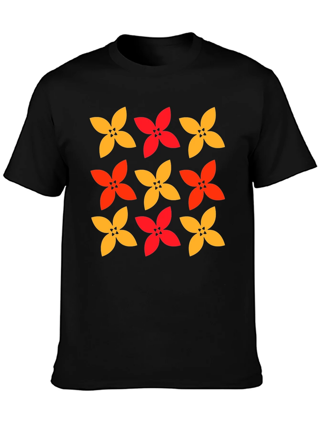 Floral Patterned Crew Neck T-Shirt product image 2