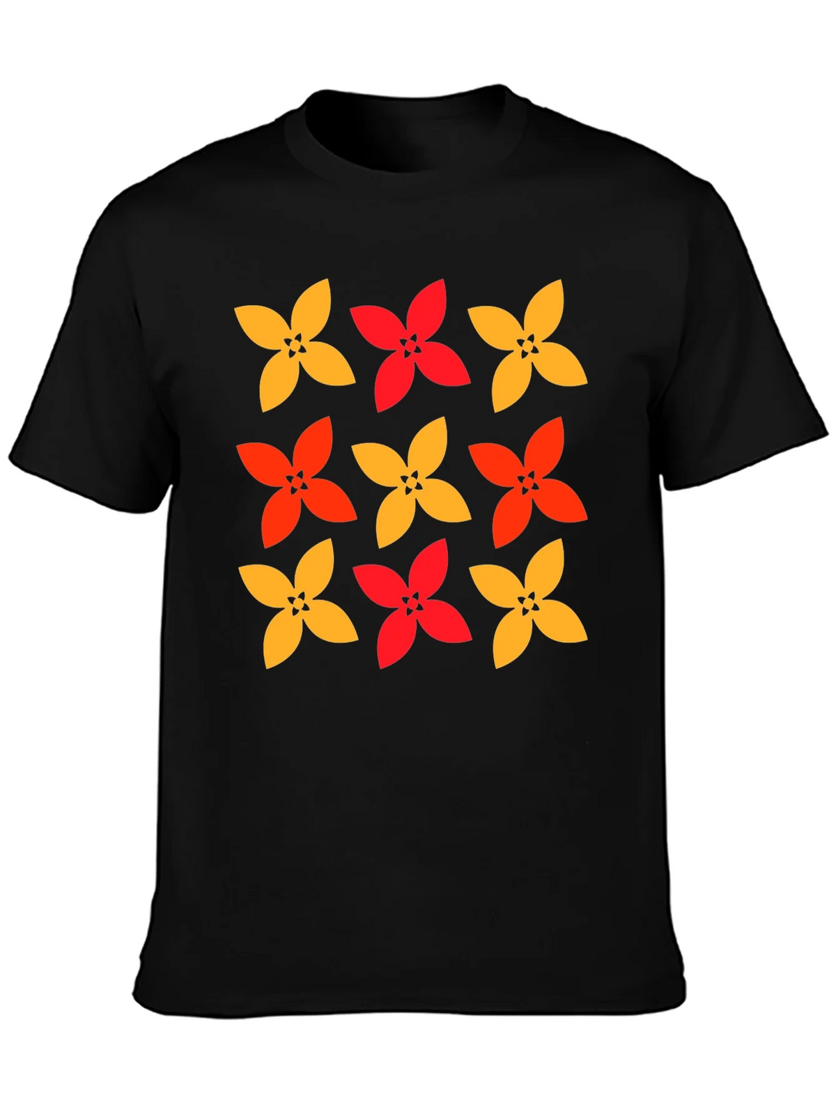 Floral Patterned Crew Neck T-Shirt product image 2