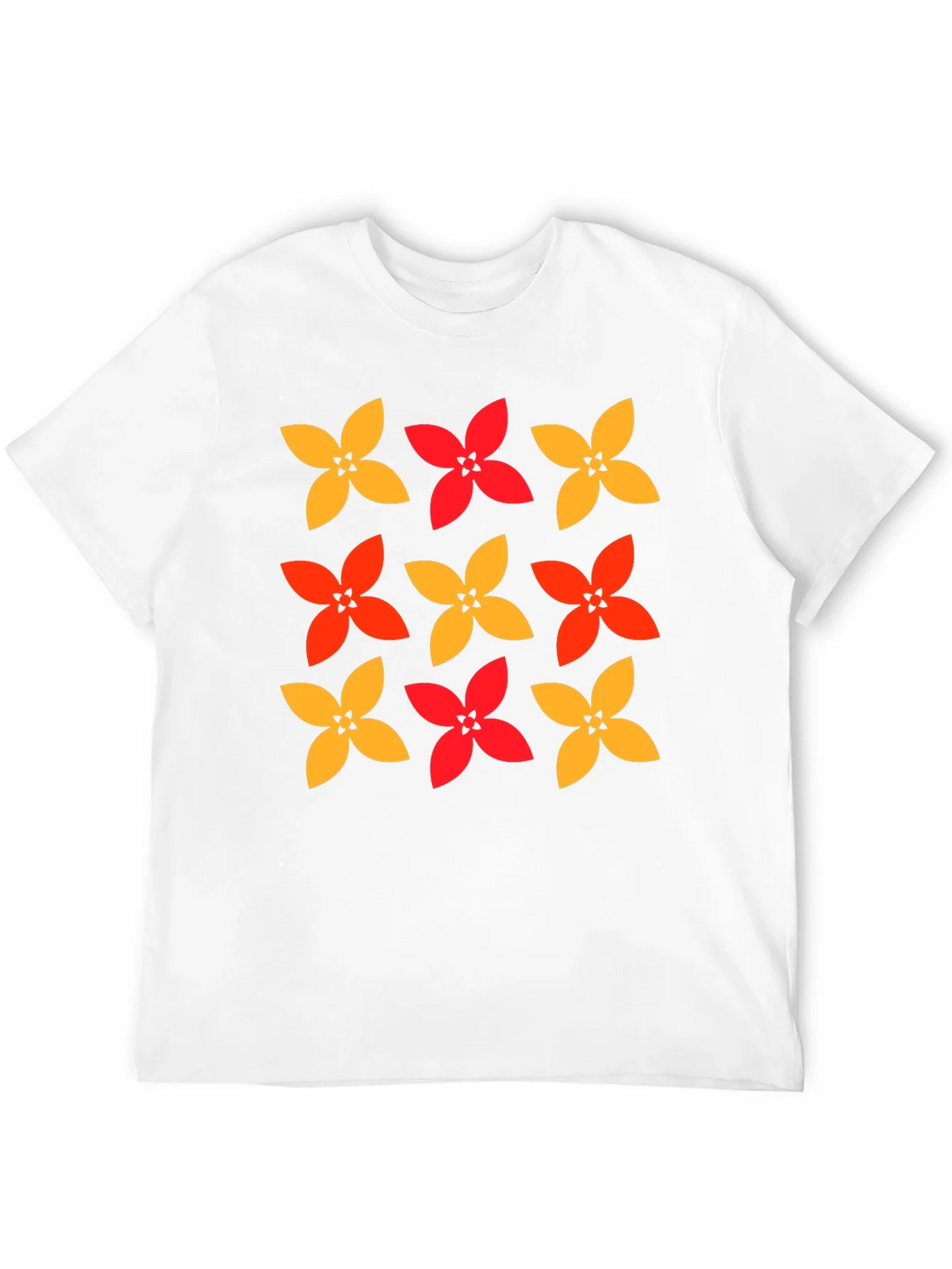 Floral Patterned Crew Neck T-Shirt product image 10