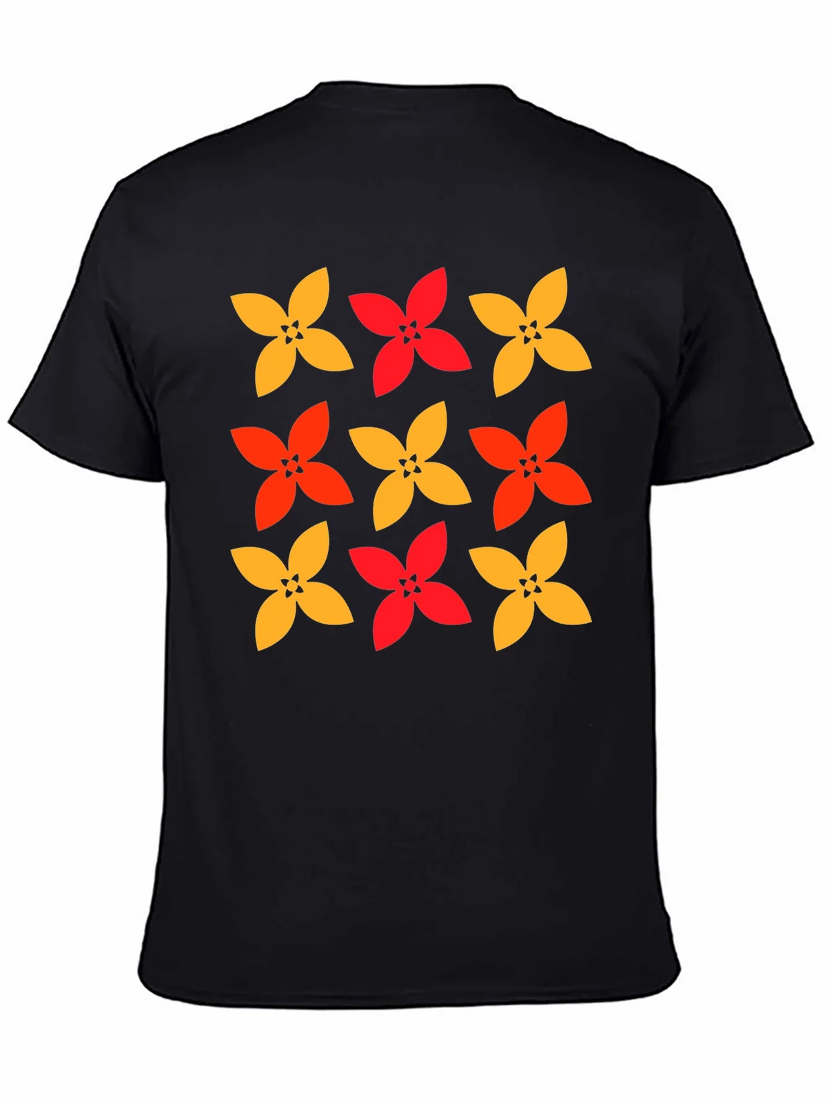Floral Patterned Crew Neck T-Shirt product image 3