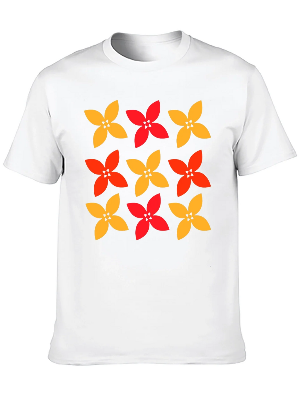 Floral Patterned Crew Neck T-Shirt product image 8