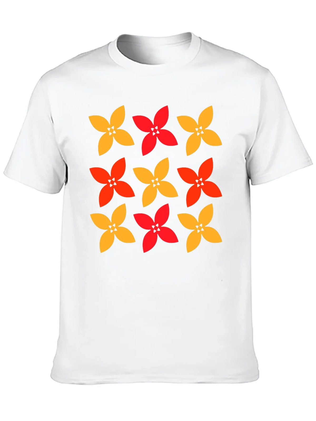 Floral Patterned Crew Neck T-Shirt product image 8