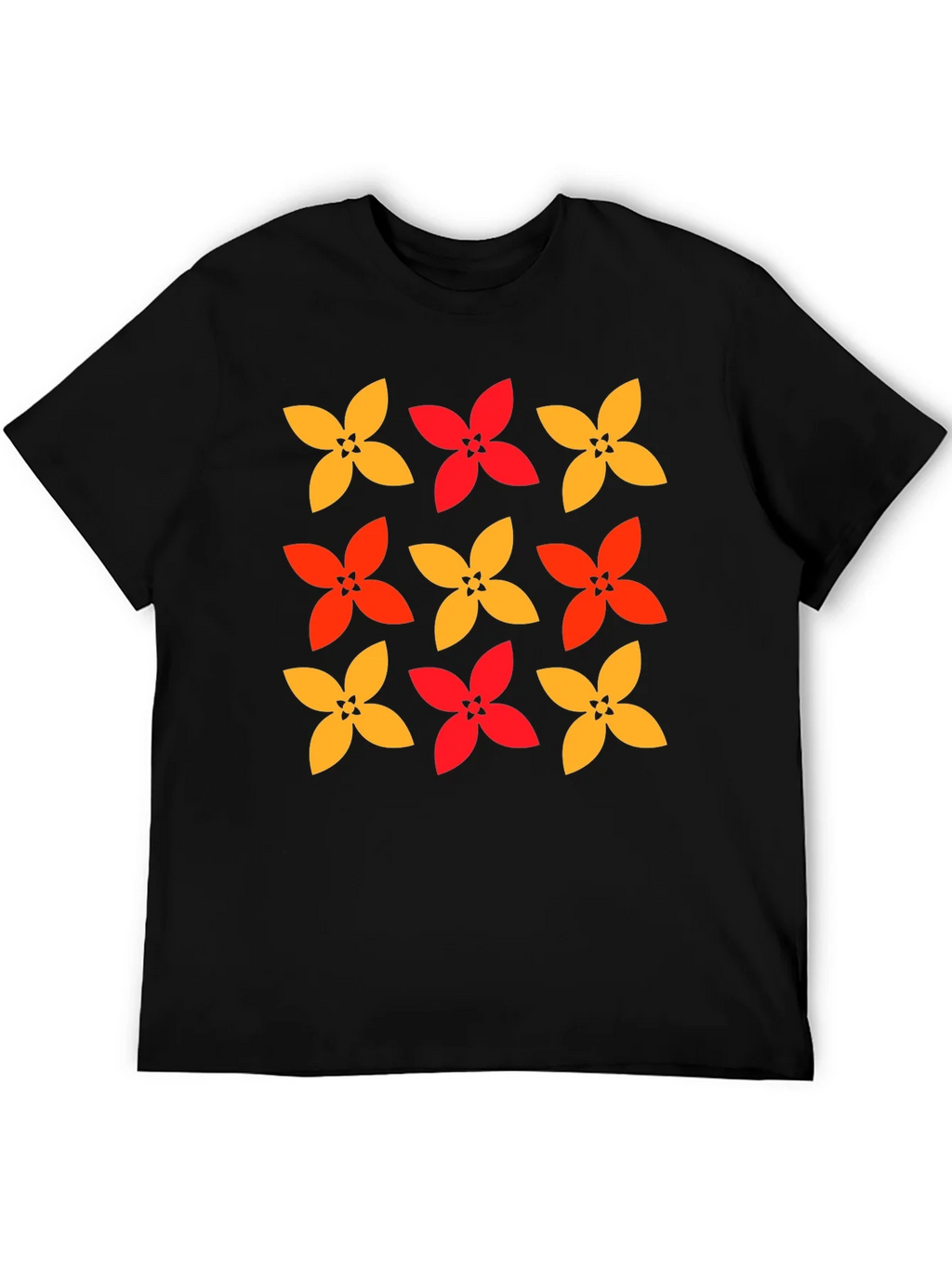 Floral Patterned Crew Neck T-Shirt product image 4
