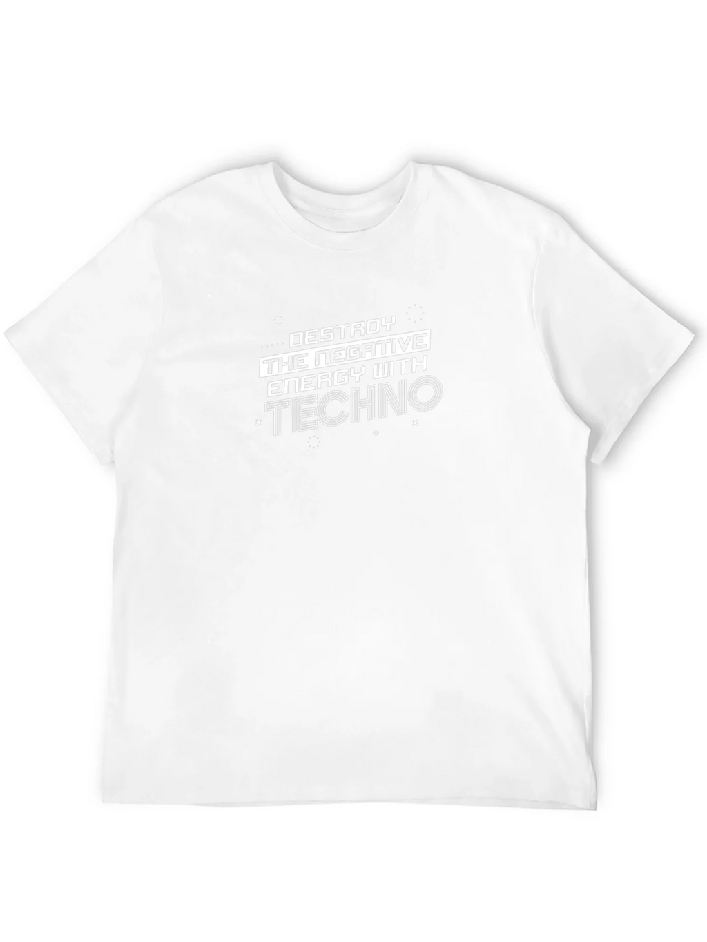 Destroy Negative Energy Techno T-Shirt product image 8