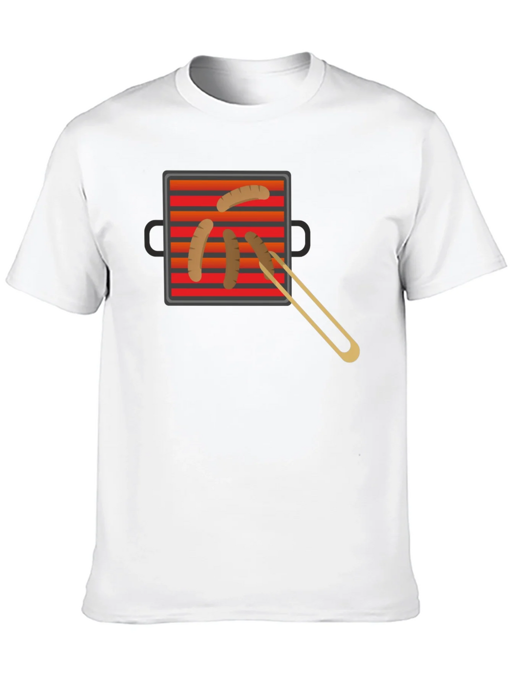 Grilling Time T-Shirt - BBQ Sausage Graphic Tee product image 9