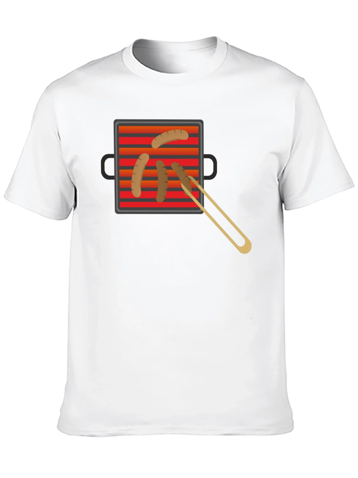 Grilling Time T-Shirt - BBQ Sausage Graphic Tee product image 9