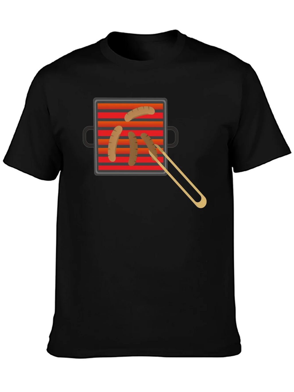 Grilling Time T-Shirt - BBQ Sausage Graphic Tee product image 3