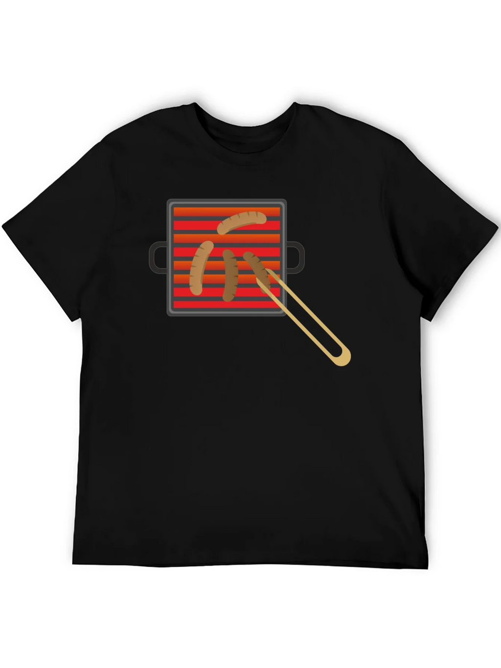 Grilling Time T-Shirt - BBQ Sausage Graphic Tee product image 5