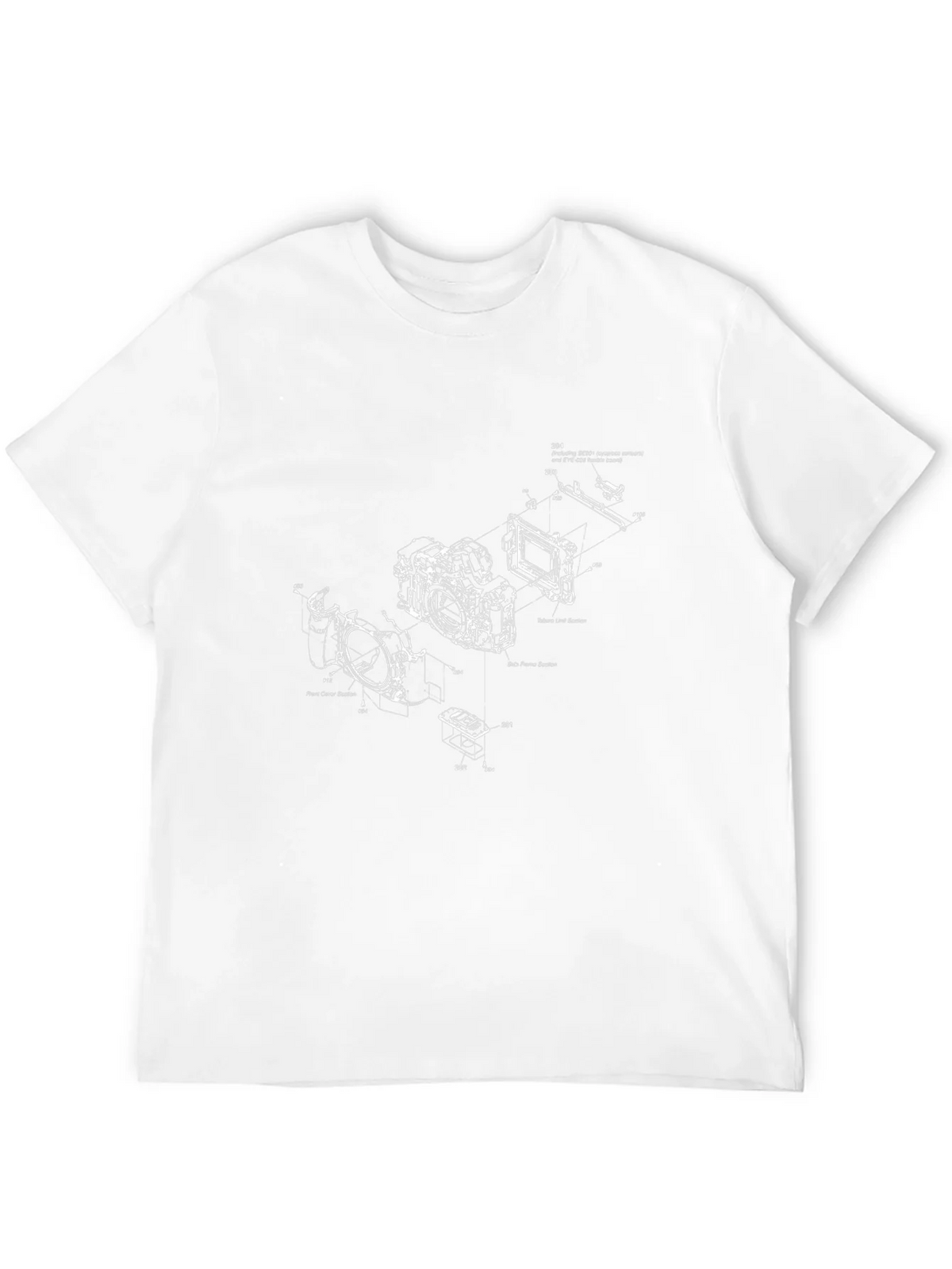 Camera Blueprint Graphic Tee - Black product image 10