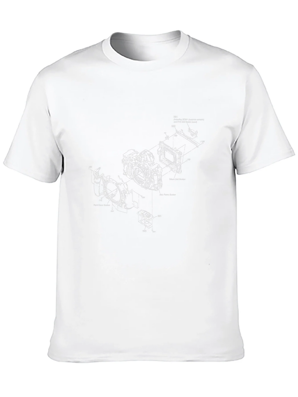Camera Blueprint Graphic Tee - Black product image 8