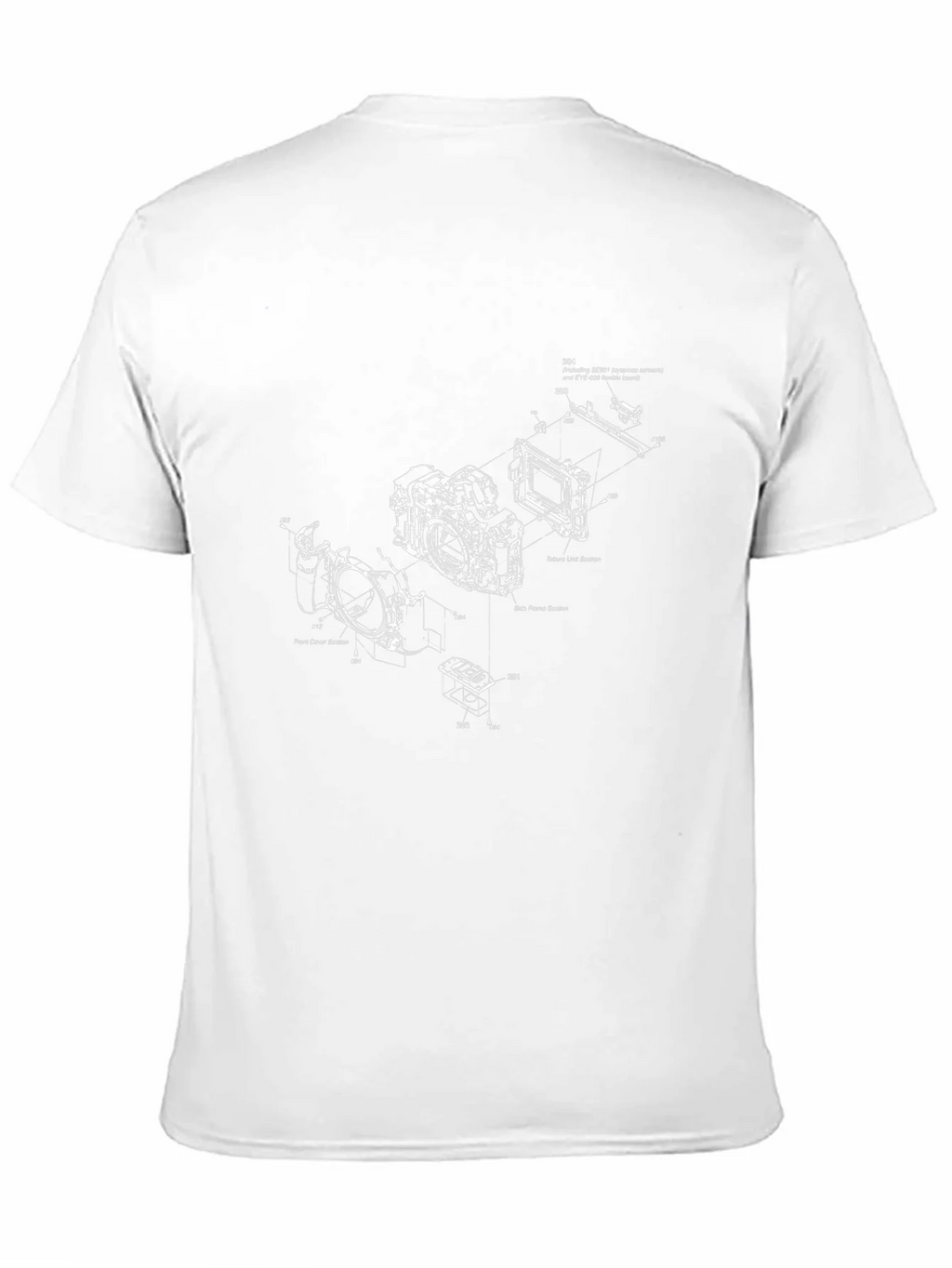 Camera Blueprint Graphic Tee - Black product image 9