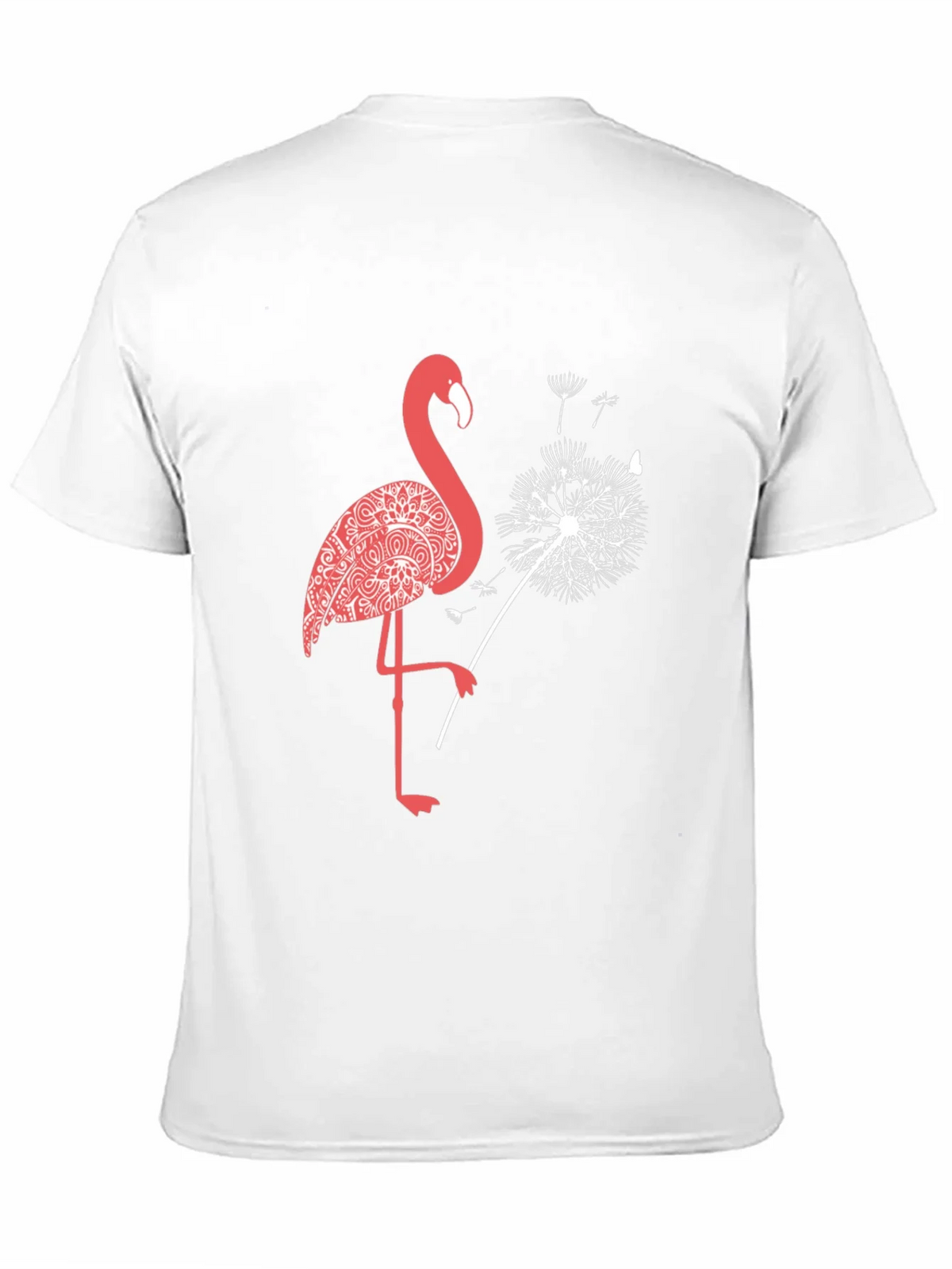 Flamingo Dandelion Graphic Tee - Stylish Comfort product image 9