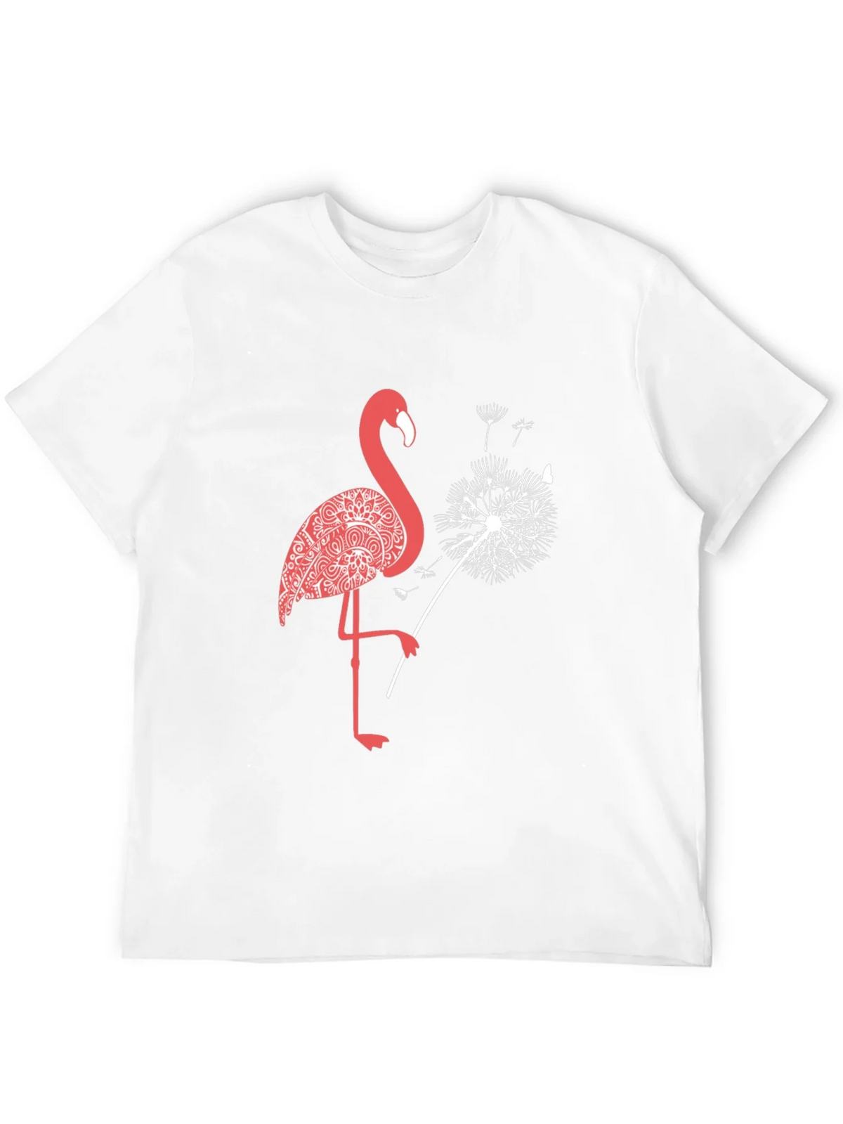 Flamingo Dandelion Graphic Tee - Stylish Comfort product image 10