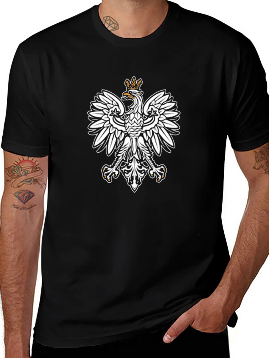Polish Eagle T-Shirt - Classic Black product image 1