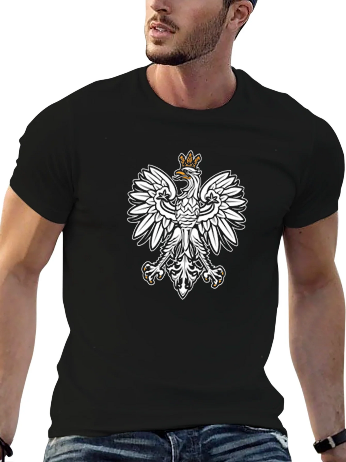 Polish Eagle T-Shirt - Classic Black product image 6