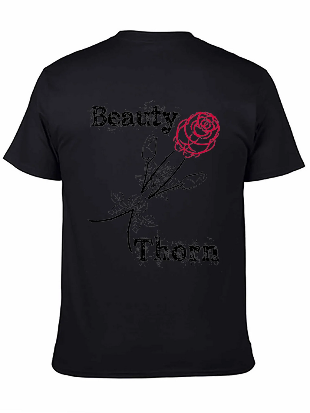 Beauty and Thorn Graphic Tee - Black product image 4