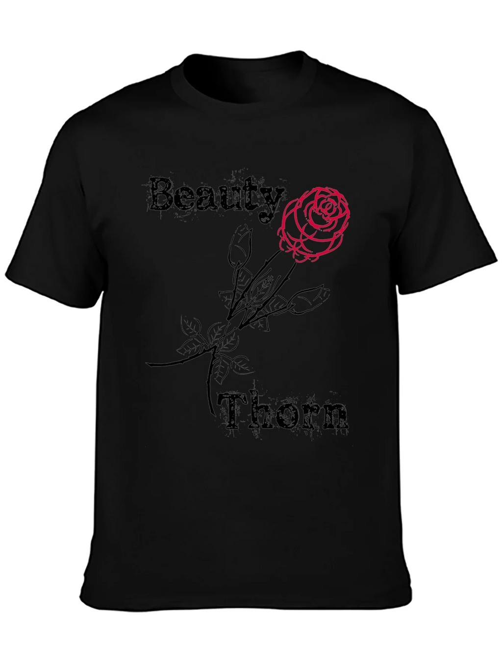 Beauty and Thorn Graphic Tee - Black product image 3