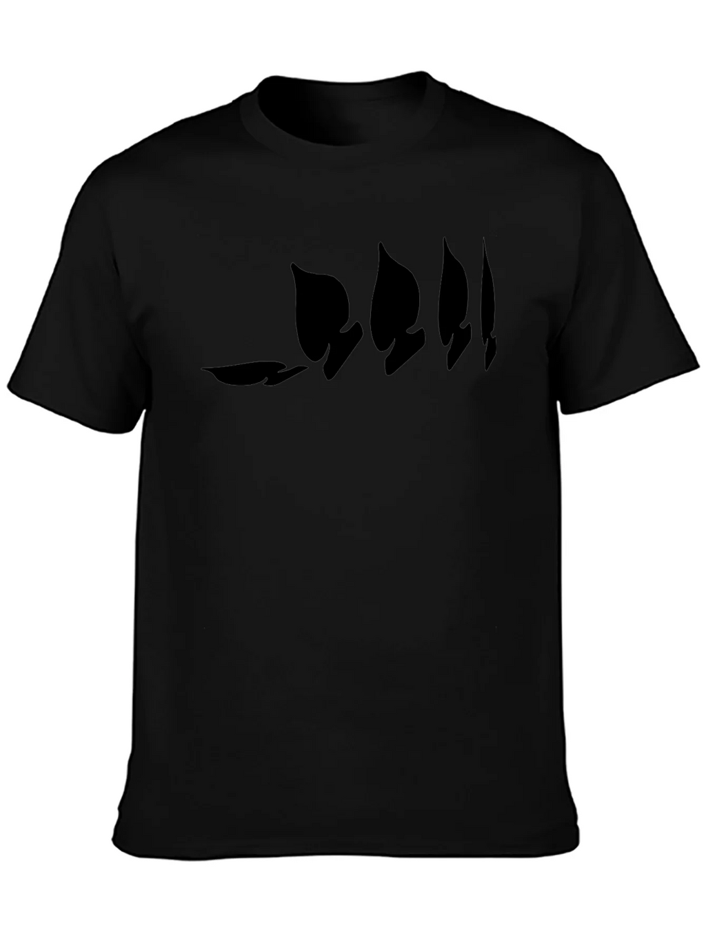 Mens Black Claw Graphic T-Shirt - Casual Style product image 2