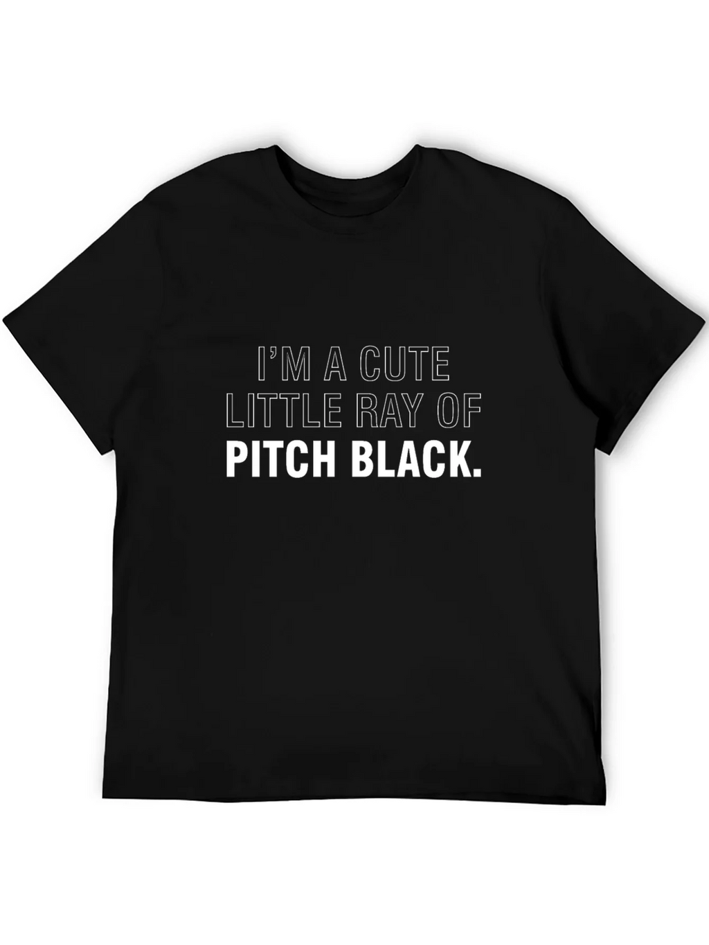Cute Ray of Pitch Black Graphic Tee product image 5