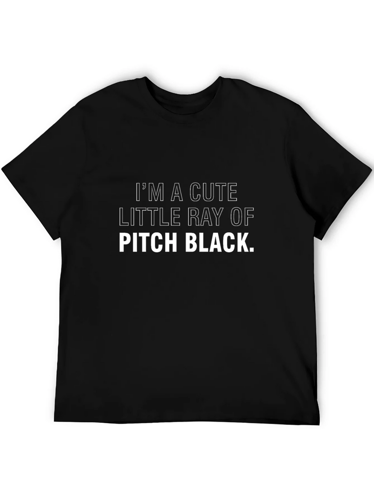 Cute Ray of Pitch Black Graphic Tee product image 5