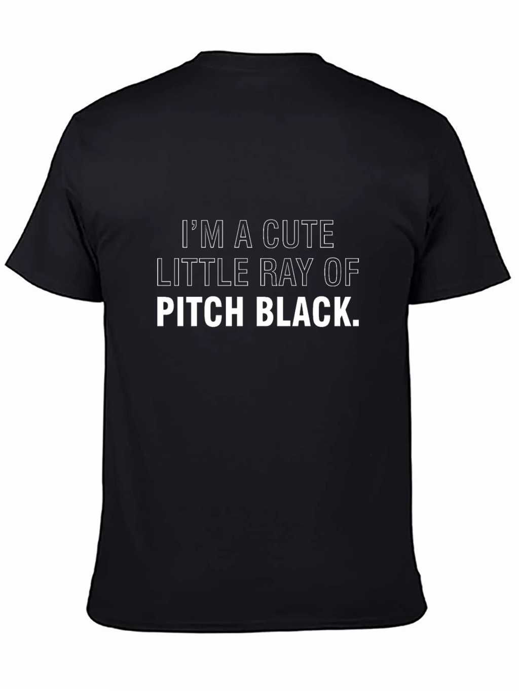 Cute Ray of Pitch Black Graphic Tee product image 4