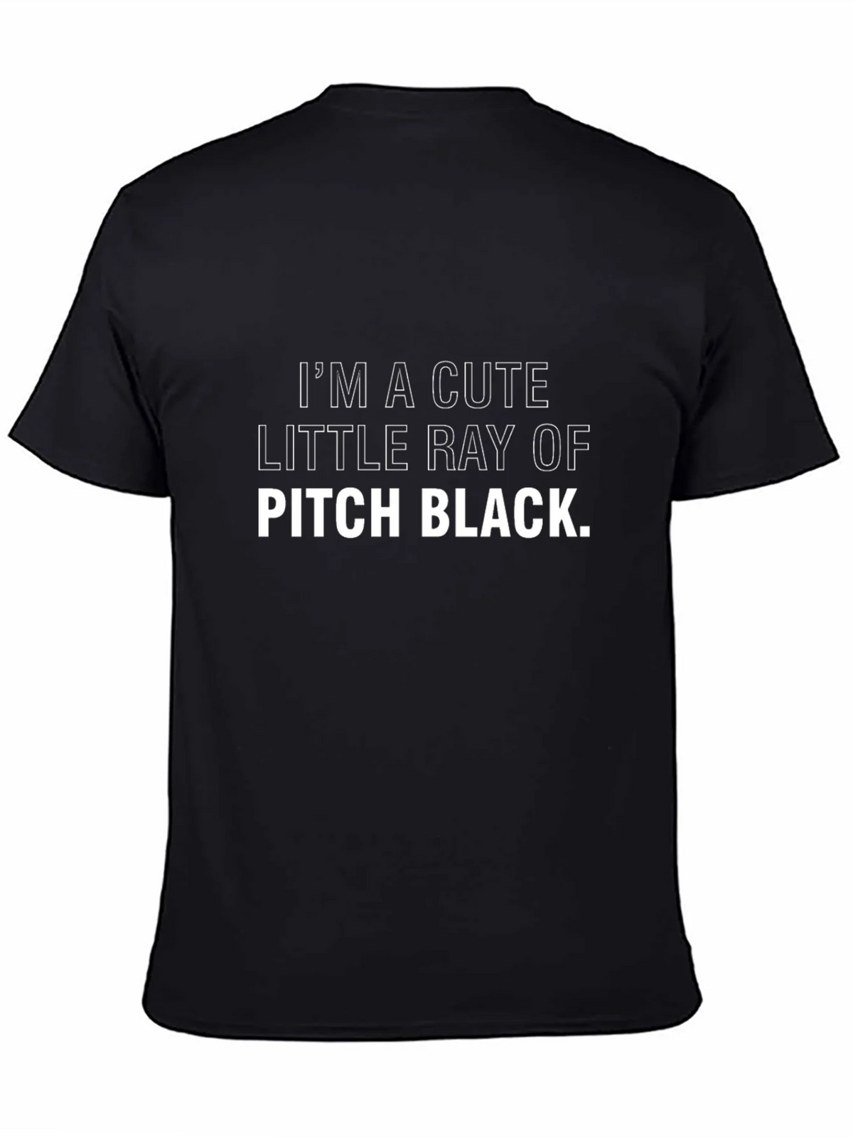 Cute Ray of Pitch Black Graphic Tee product image 4