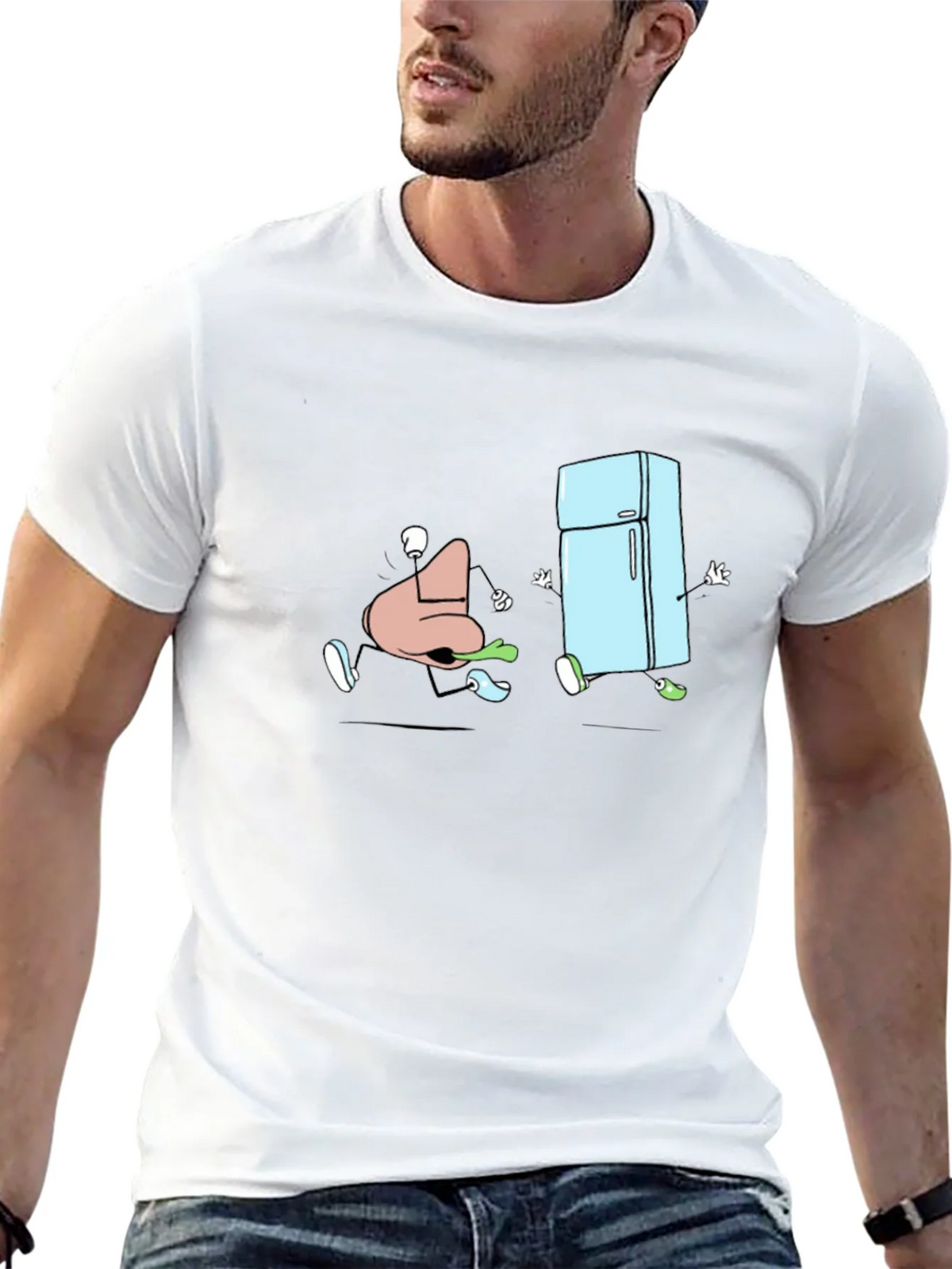 Funny Nose Fridge T-Shirt product image 12