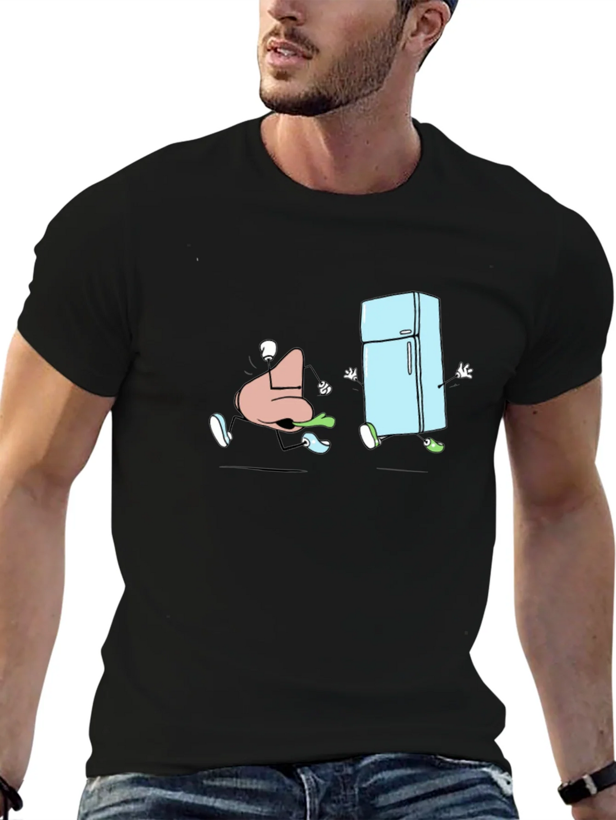 Funny Nose Fridge T-Shirt product image 6