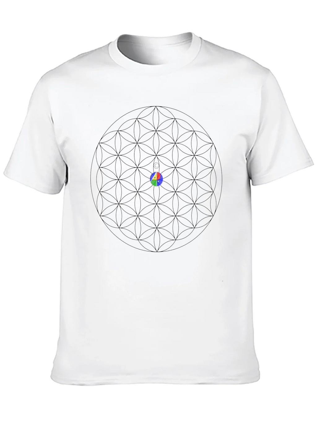 Geometric Pattern T-Shirt: Flower of Life Design product image 9