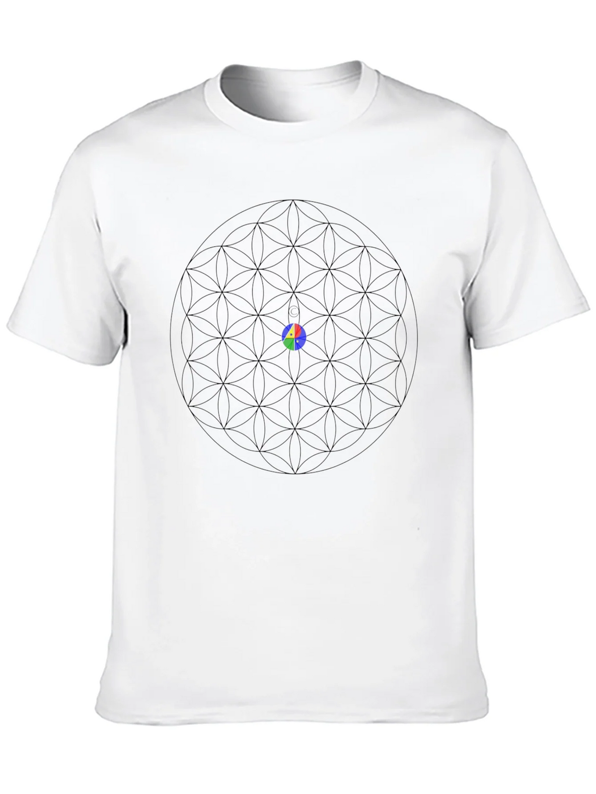 Geometric Pattern T-Shirt: Flower of Life Design product image 9