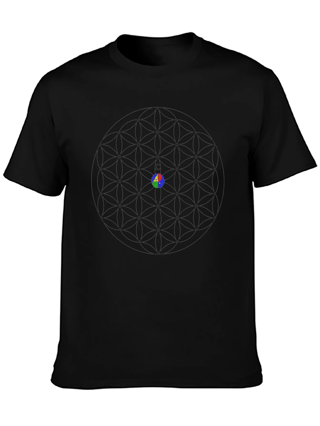 Geometric Pattern T-Shirt: Flower of Life Design product image 3