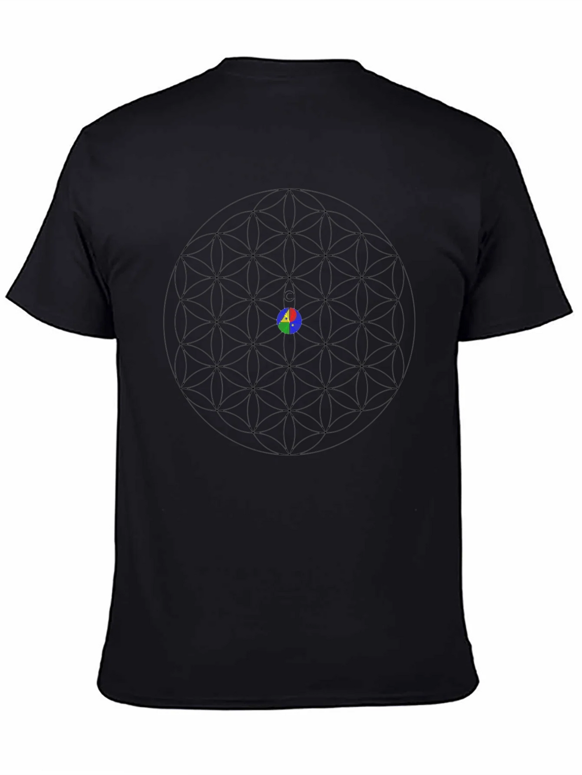Geometric Pattern T-Shirt: Flower of Life Design product image 4