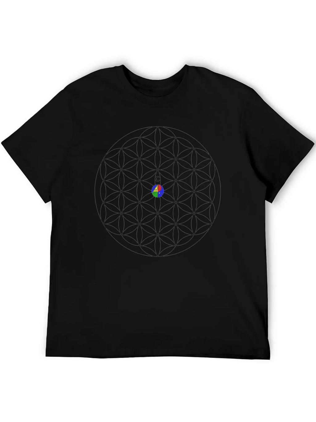 Geometric Pattern T-Shirt: Flower of Life Design product image 5