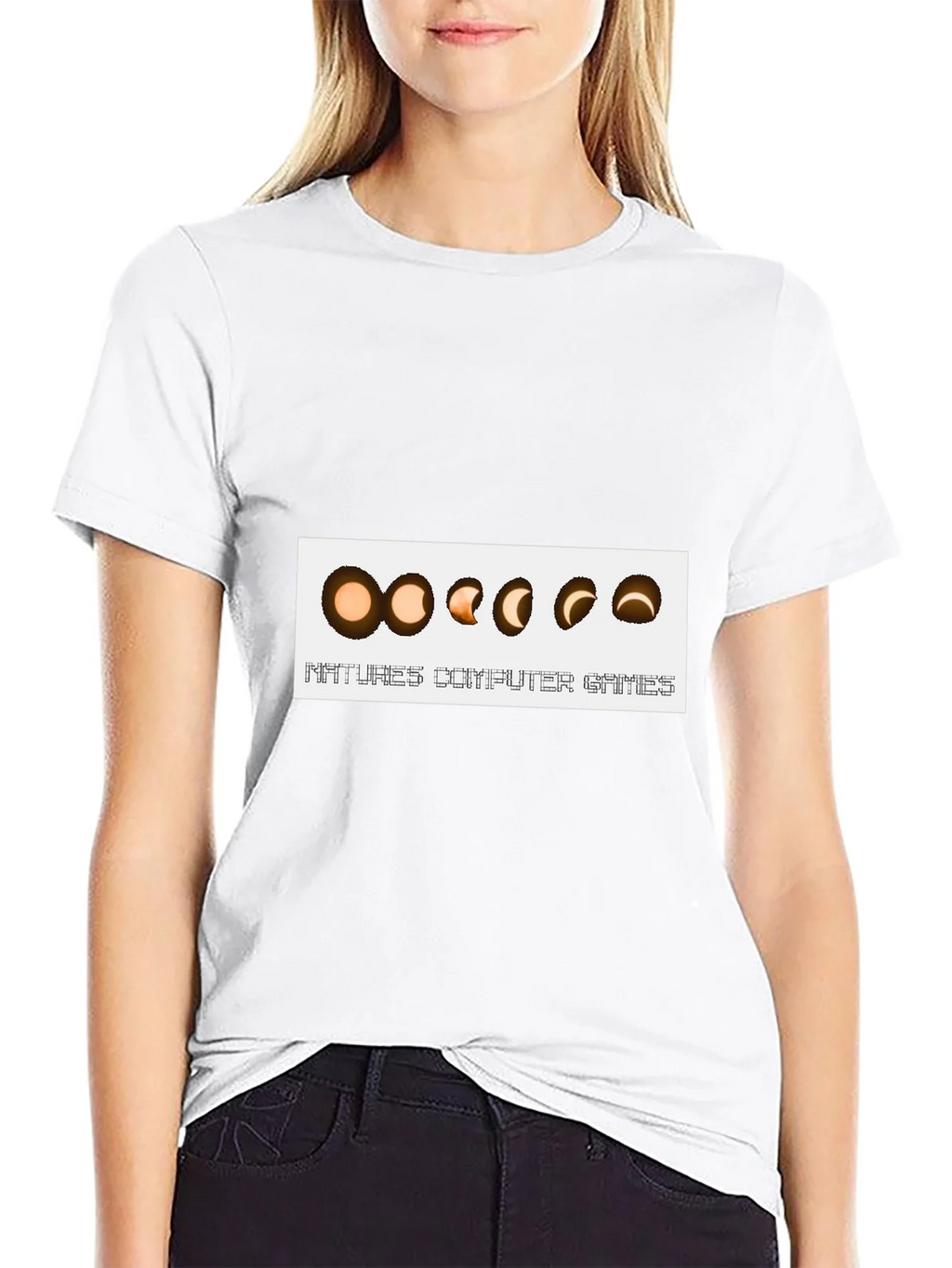 Natures Computer Games Black T-Shirt product image 3