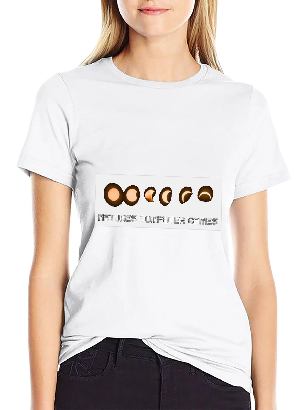 Natures Computer Games Black T-Shirt product image 3