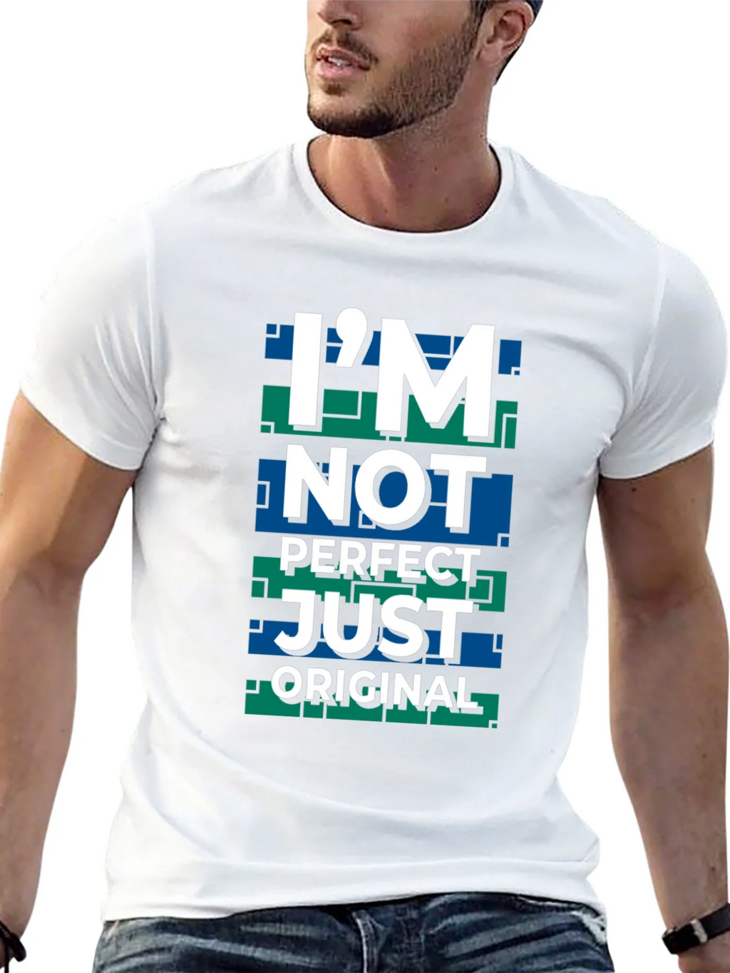 Im Not Perfect Just Original Graphic Tee product image 2
