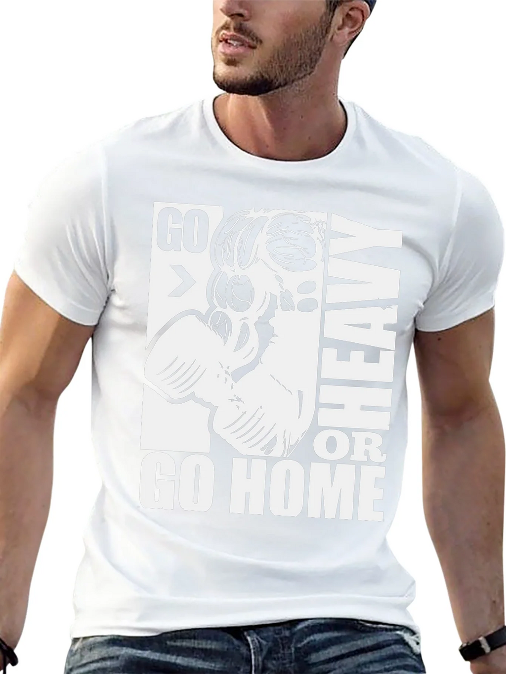 Go Heavy or Go Home Gym T-Shirt product image 2