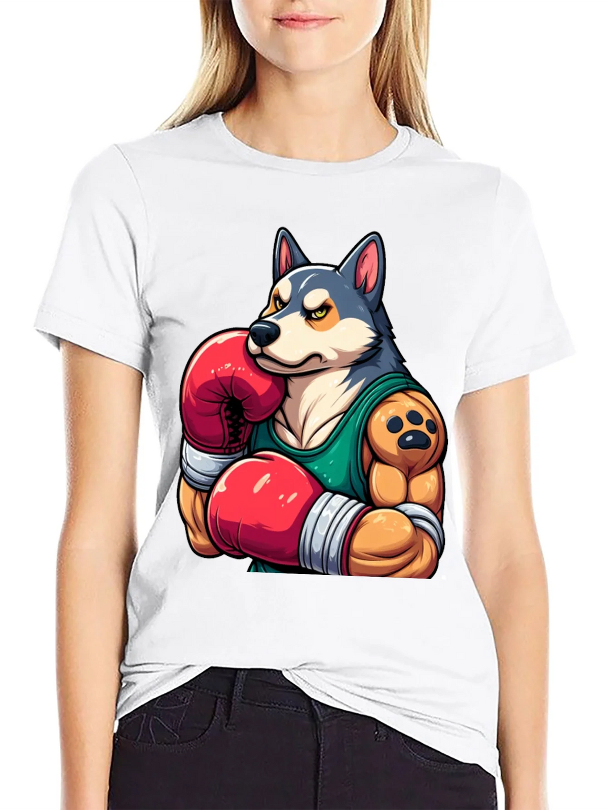 Boxer Dog Graphic Tee - Mens Black T-Shirt product image 8