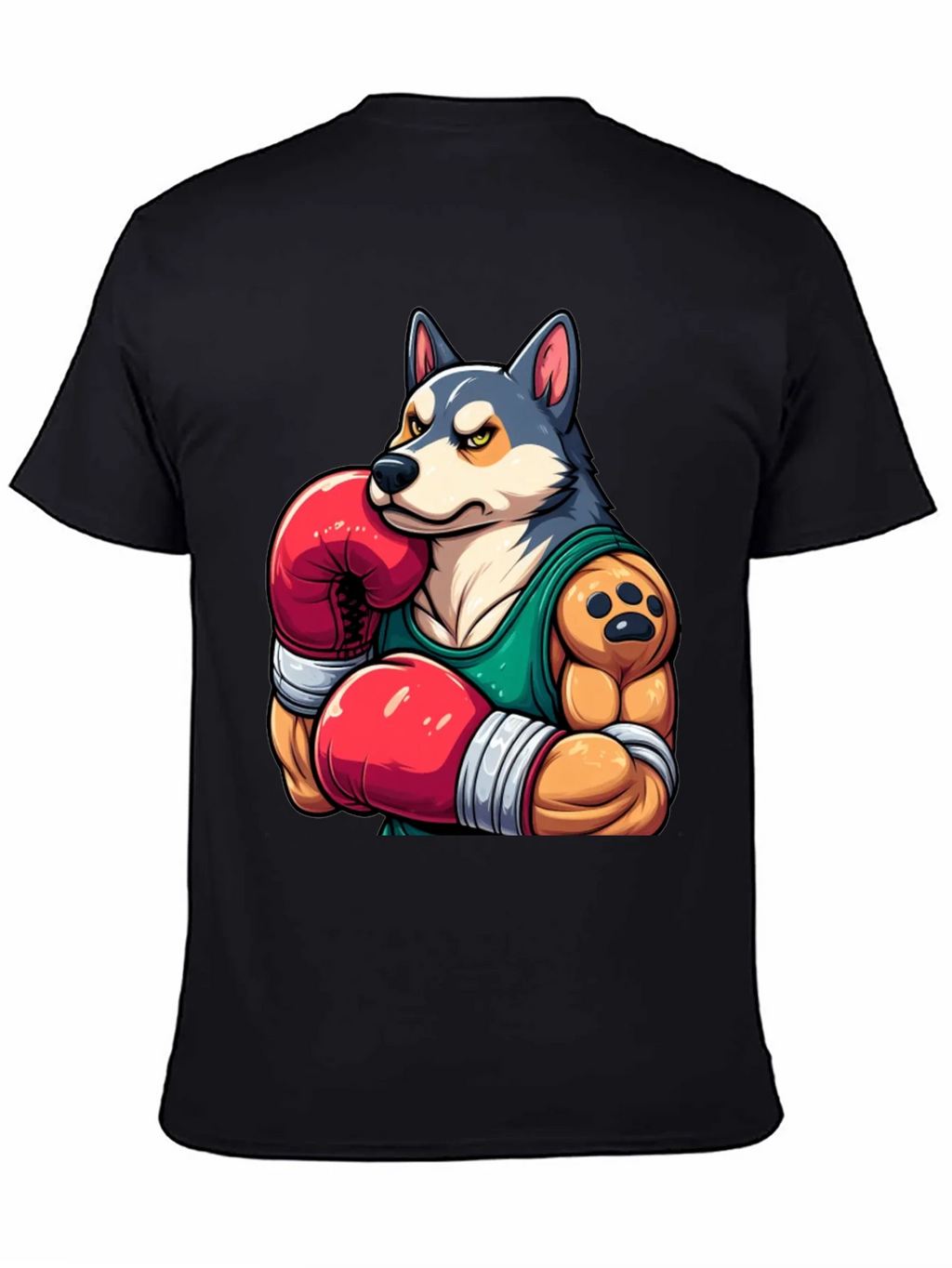 Boxer Dog Graphic Tee - Mens Black T-Shirt product image 4