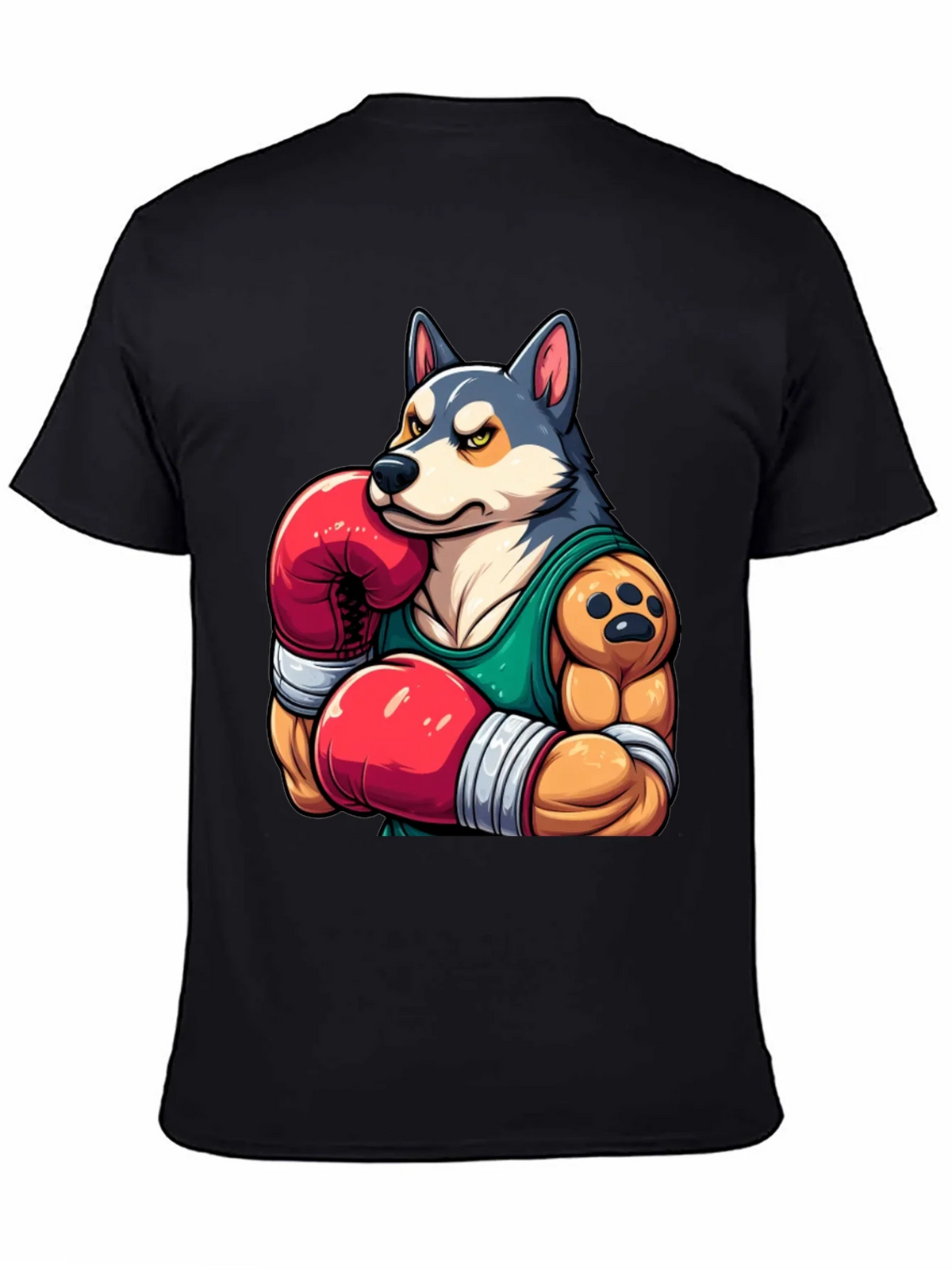 Boxer Dog Graphic Tee - Mens Black T-Shirt product image 4