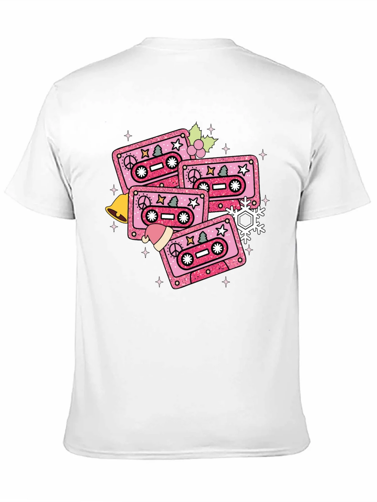 Retro Christmas Cassette Tape T-Shirt product image 10