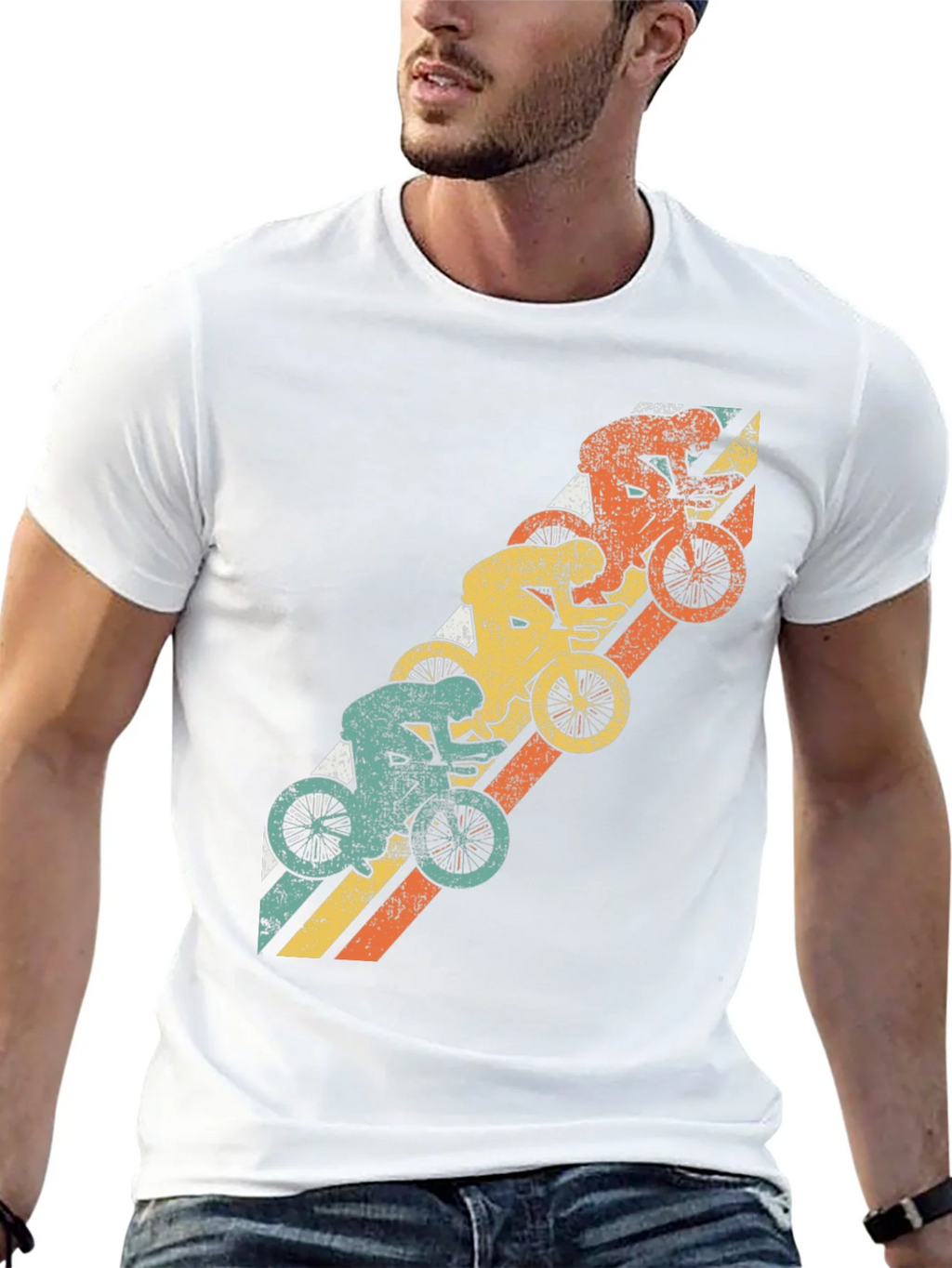 Retro Cycling T-Shirt - Vintage Bike Graphic Tee product image 12
