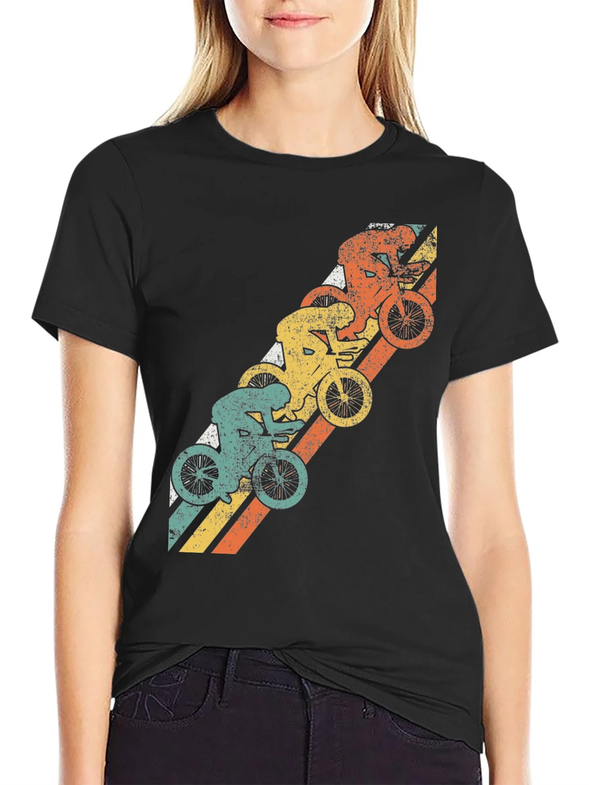 Retro Cycling T-Shirt - Vintage Bike Graphic Tee product image 2