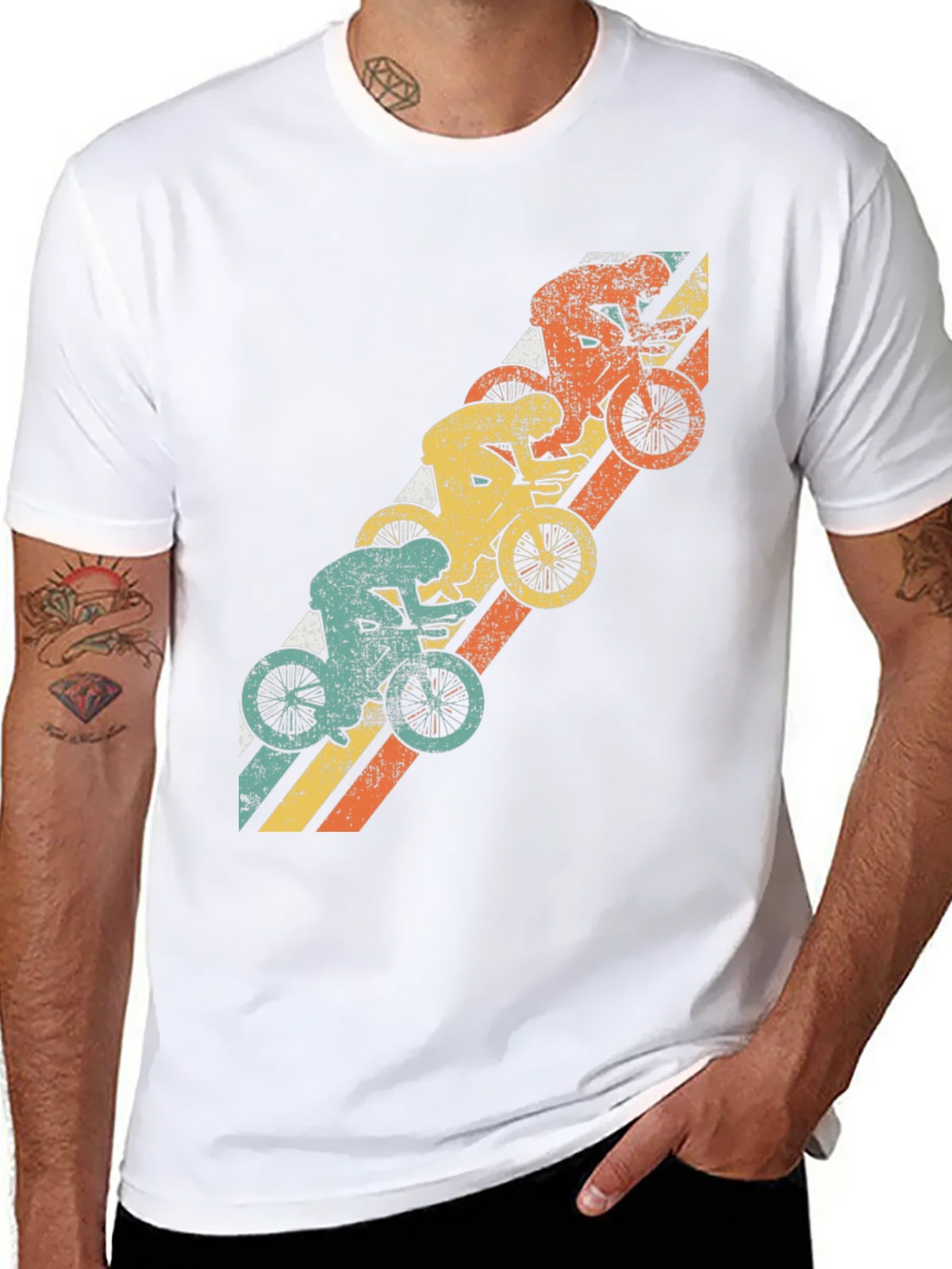 Retro Cycling T-Shirt - Vintage Bike Graphic Tee product image 7