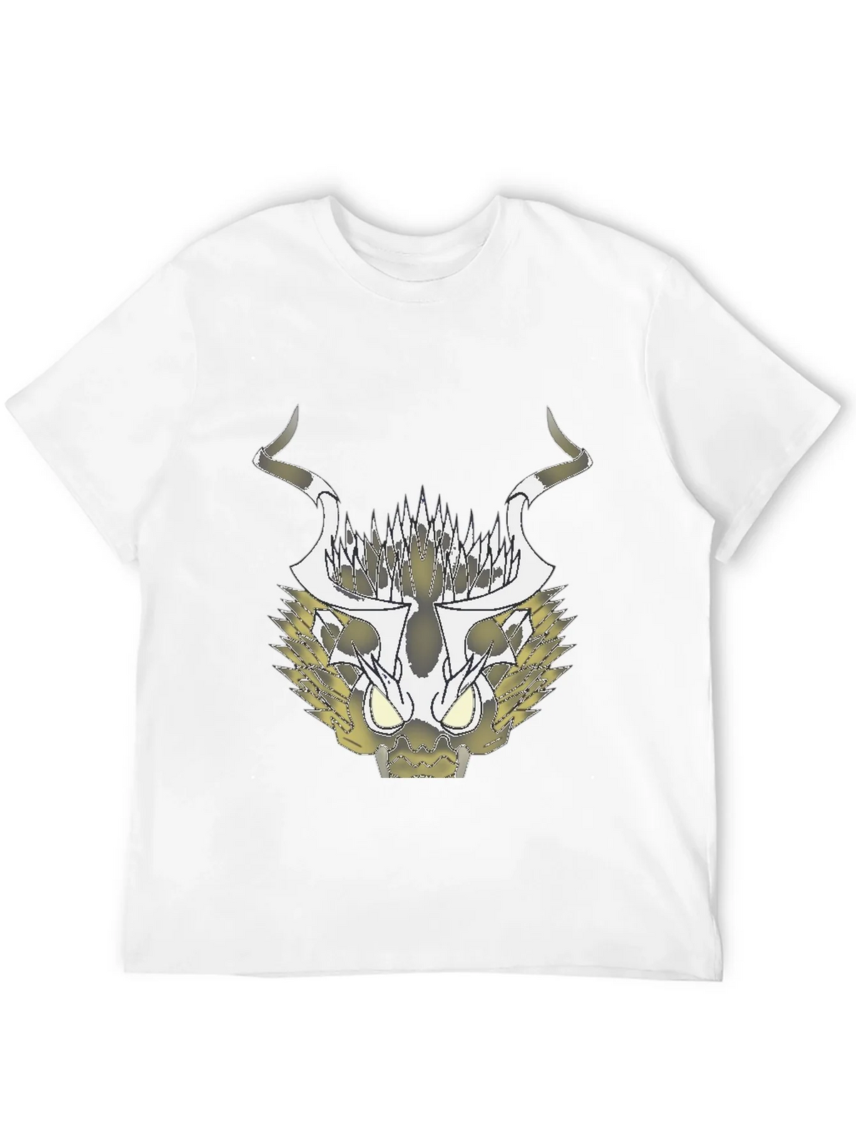 Abstract Black T-Shirt with Geometric Animal Design product image 11